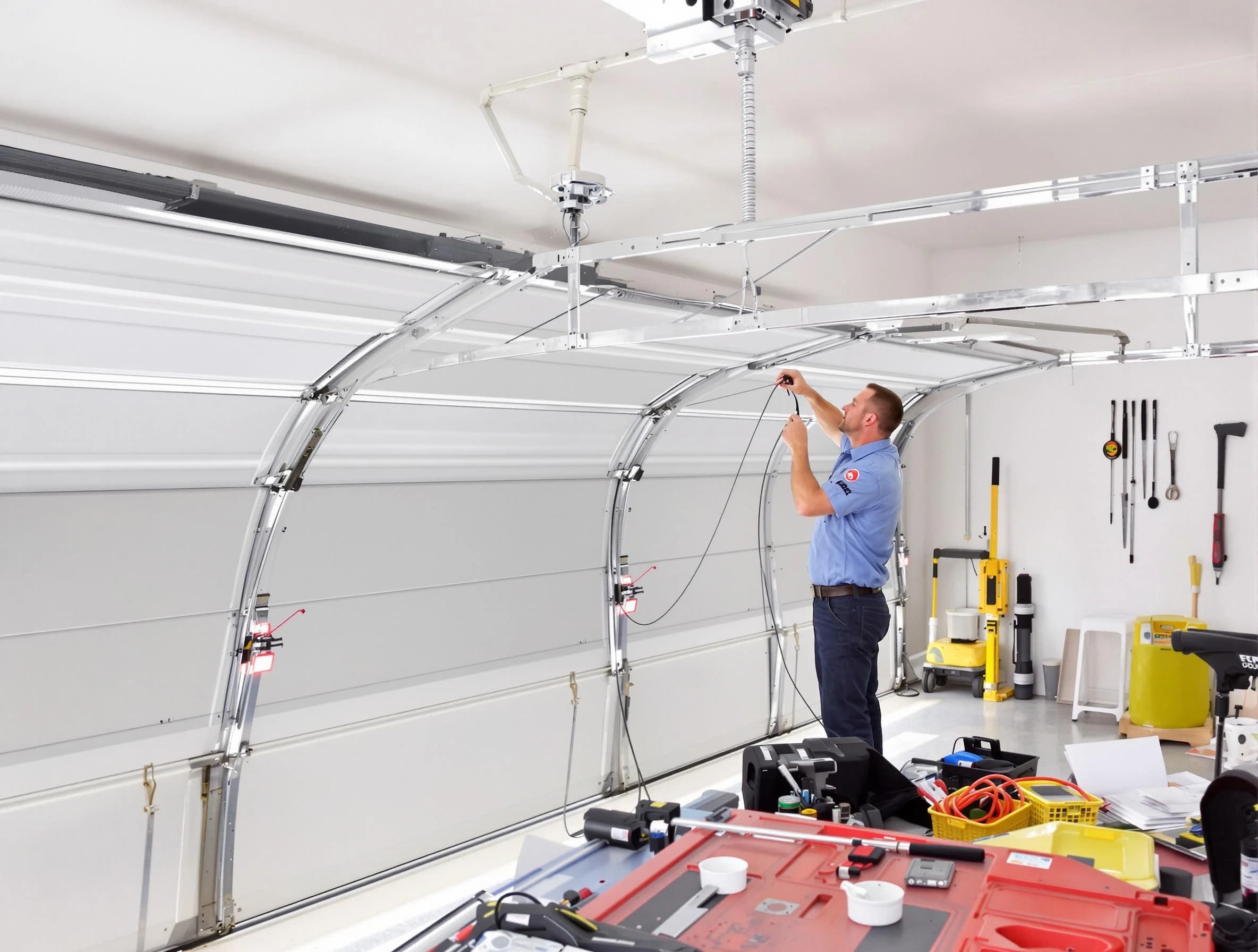 Garage door cable repair service by Scottsdale Garage Door Repair in Scottsdale