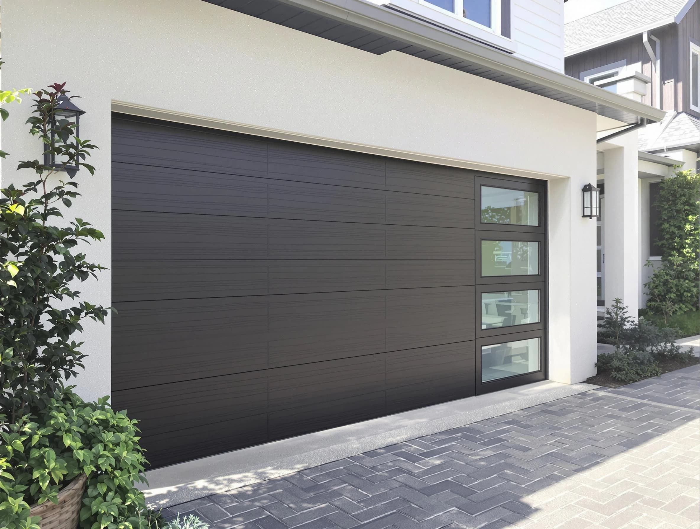 Custom garage door installation by Scottsdale Garage Door Repair in Scottsdale