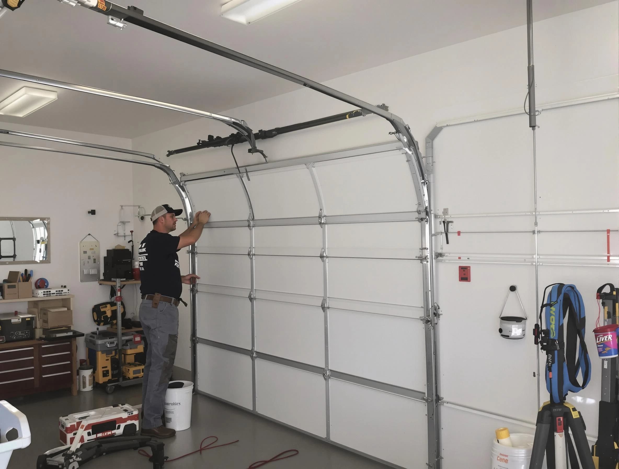Scottsdale Garage Door Repair team installing new garage door in Scottsdale