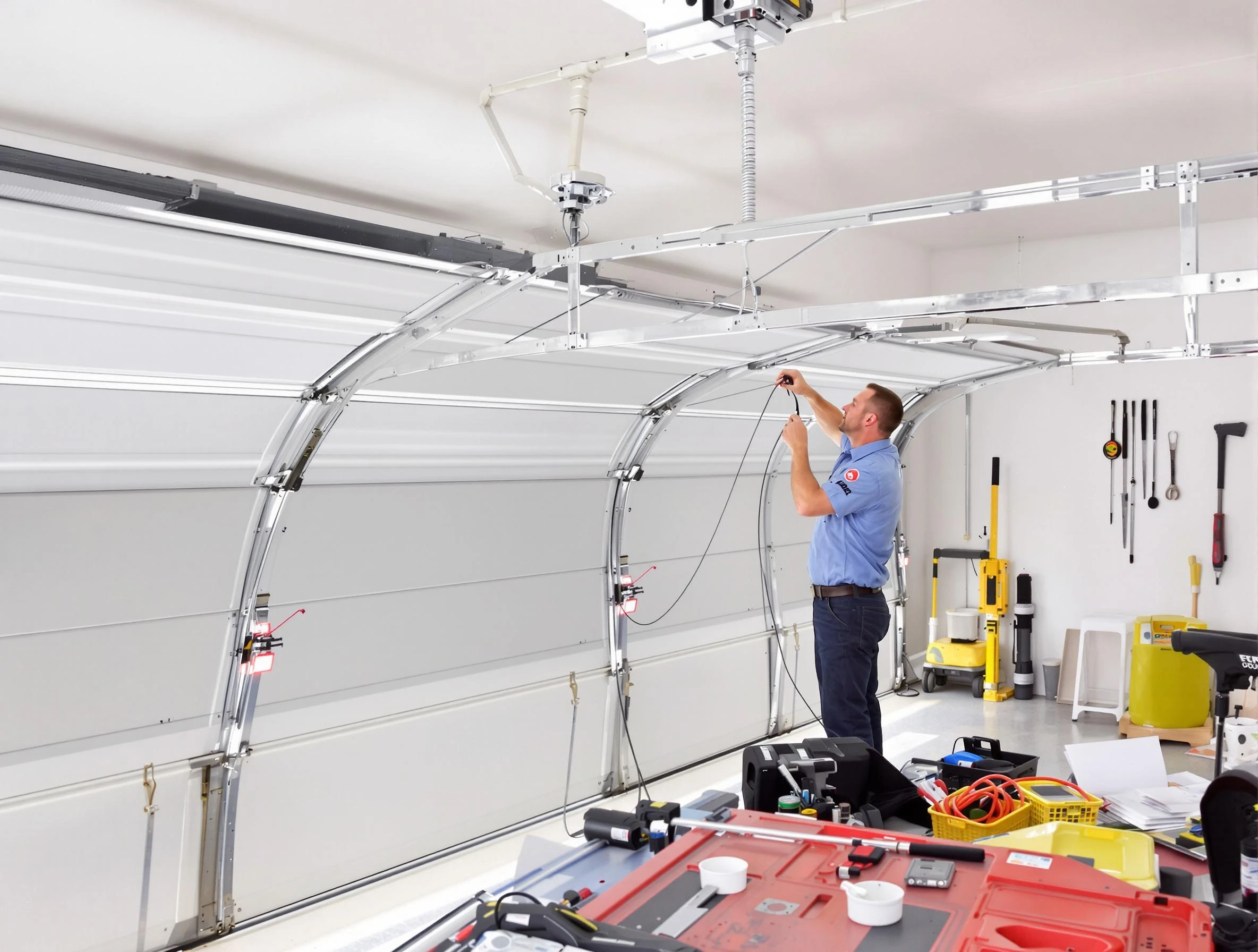 Garage door cable repair service by Scottsdale Garage Door Repair in Scottsdale