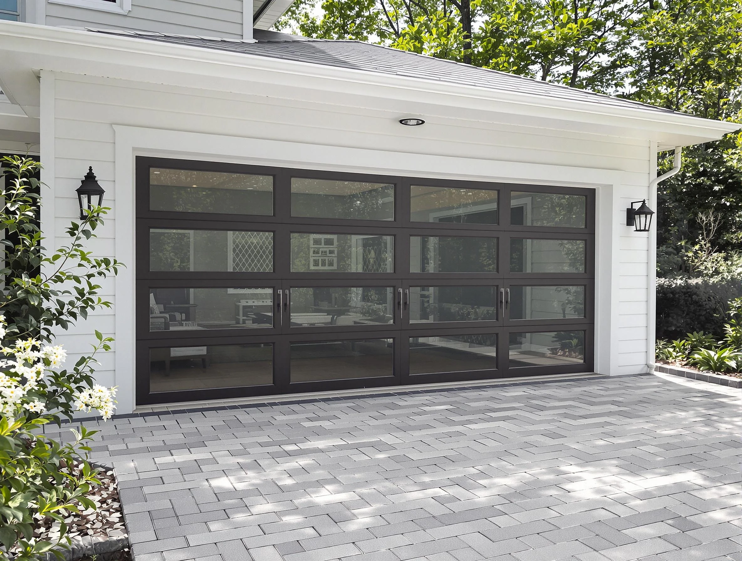 Scottsdale Garage Door Repair design specialist presenting custom garage door options to Scottsdale homeowner