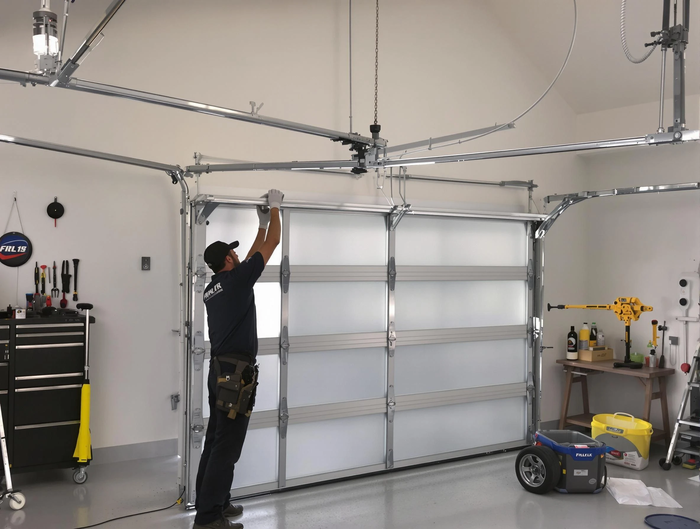 Scottsdale Garage Door Repair certified team performing precision garage door installation in Scottsdale