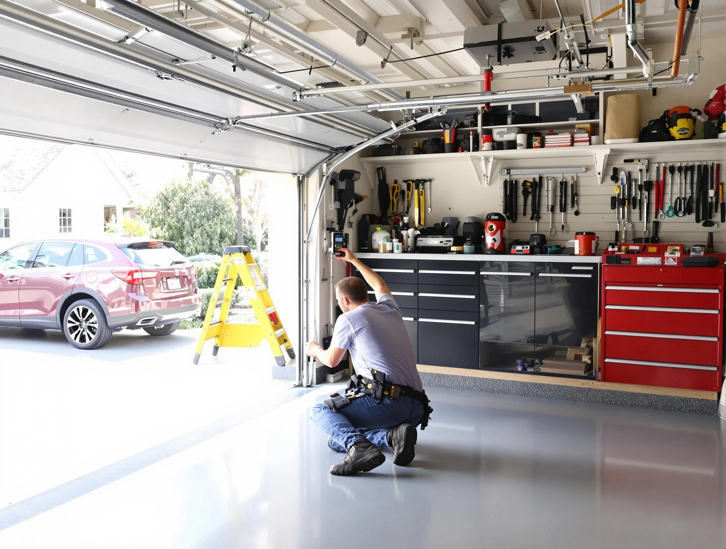 Local garage door repair service by Scottsdale Garage Door Repair in Scottsdale