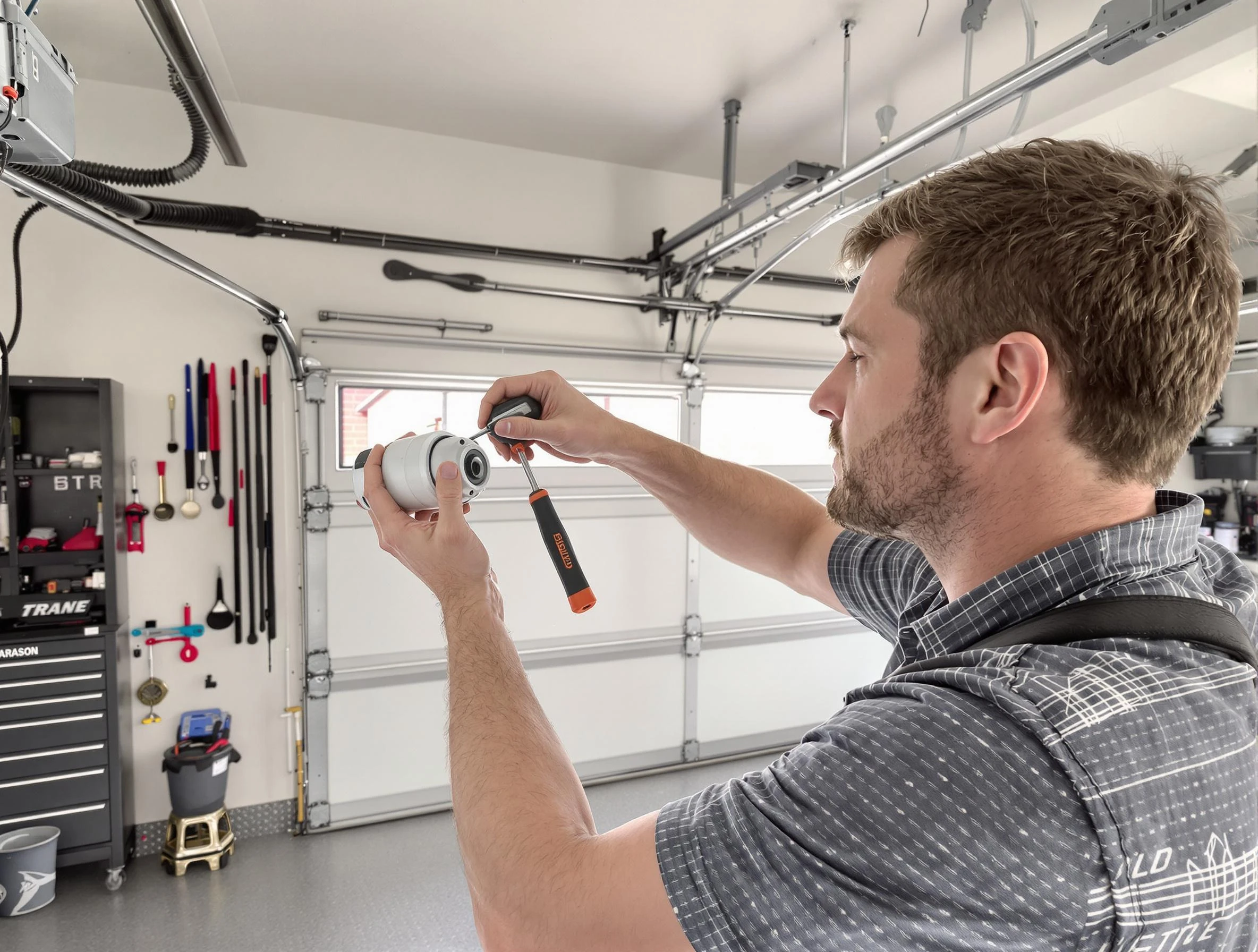 Garage door opener repair service by Scottsdale Garage Door Repair in Scottsdale