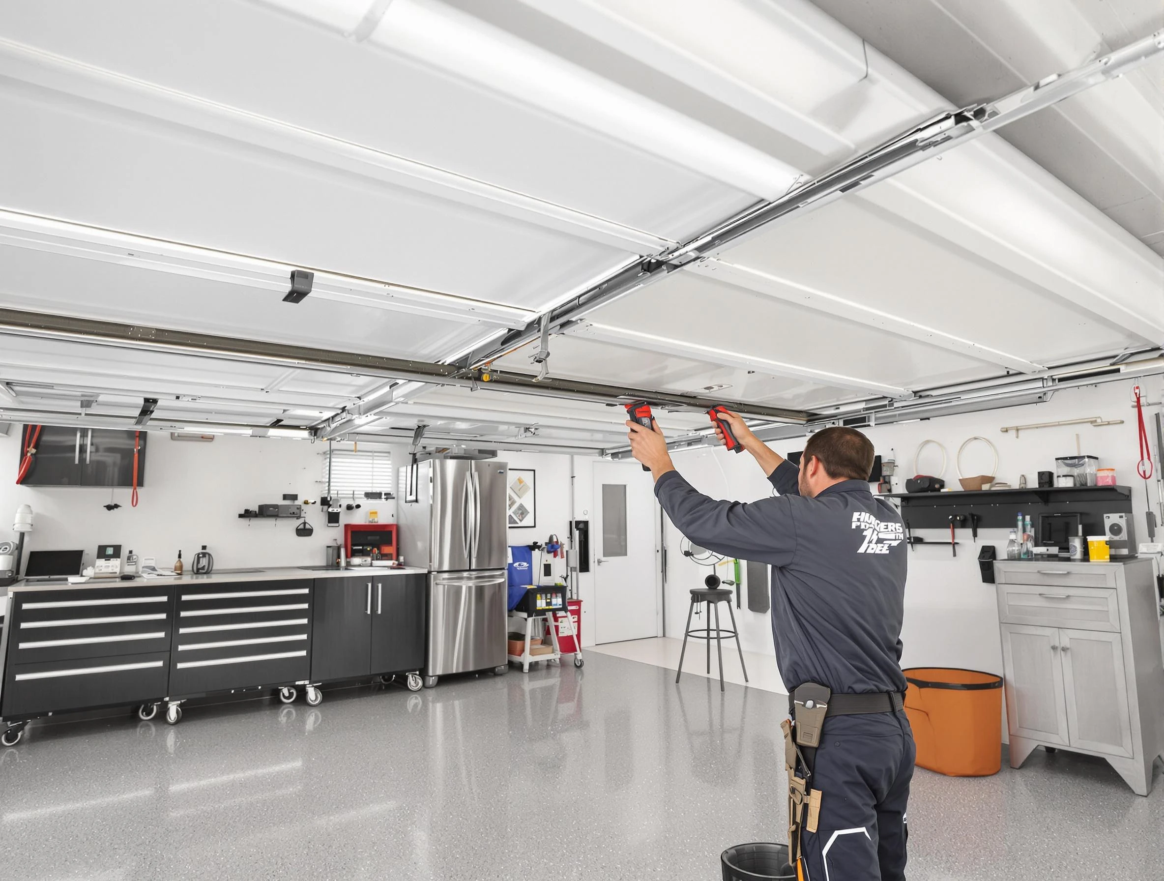 Overhead garage door repair service by Scottsdale Garage Door Repair in Scottsdale