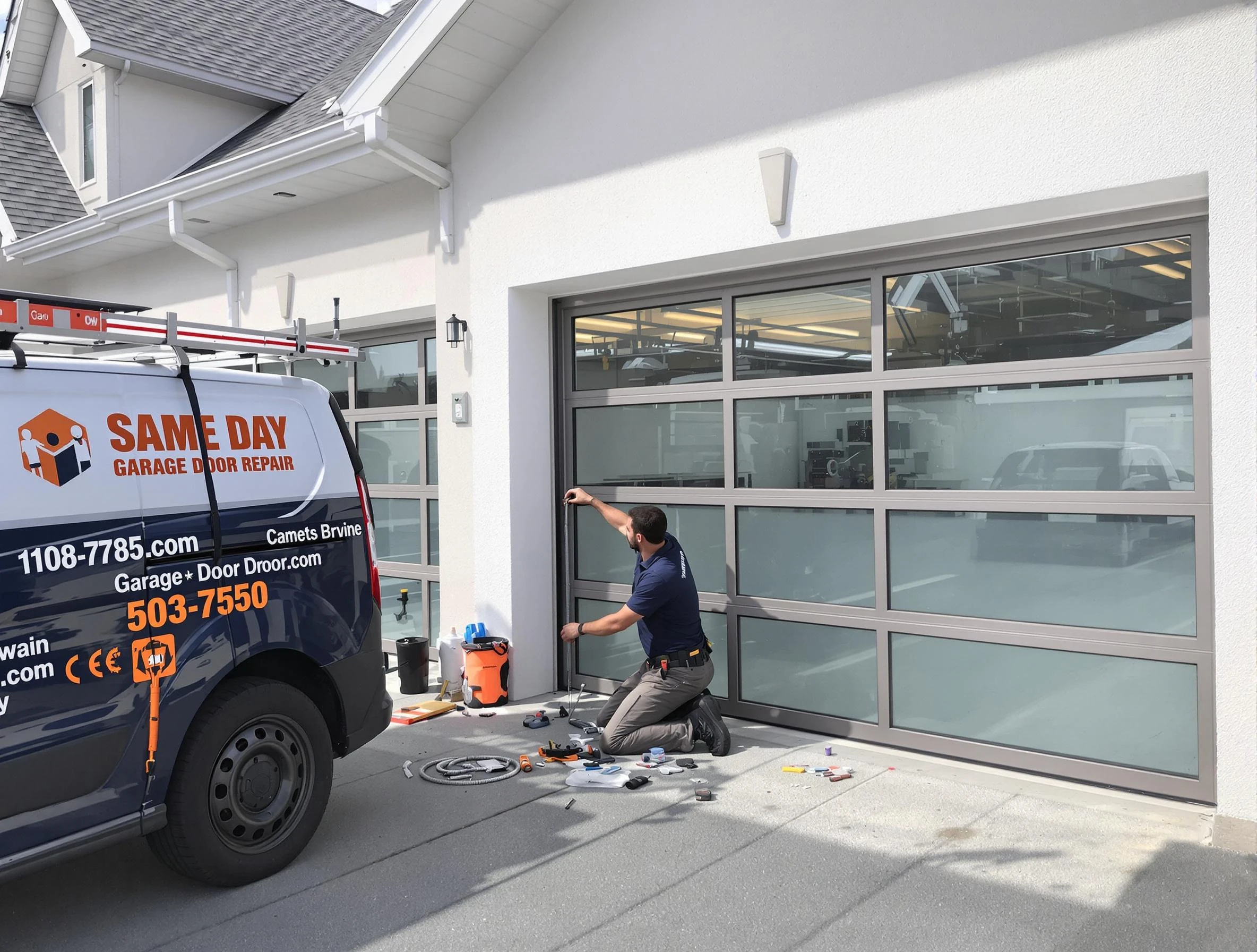 Same-day garage door repair service by Scottsdale Garage Door Repair in Scottsdale